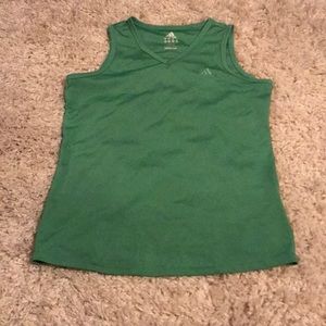 Green Adidas Tank Top